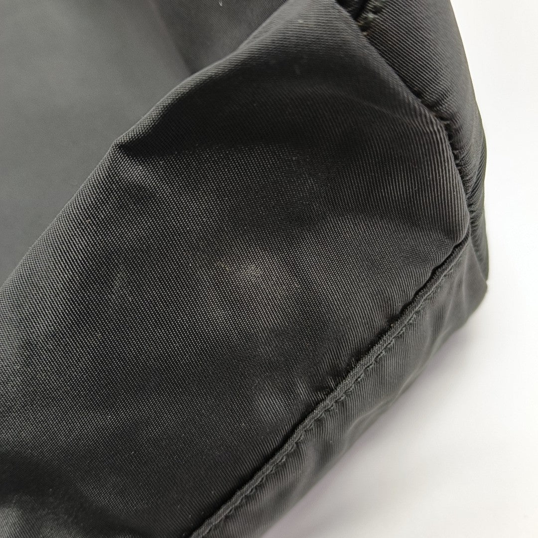 Nylon Shoulder Bag Black