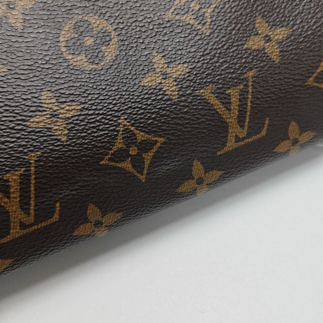 DAUPHINE Mini Monogram Coated Canvas Brown