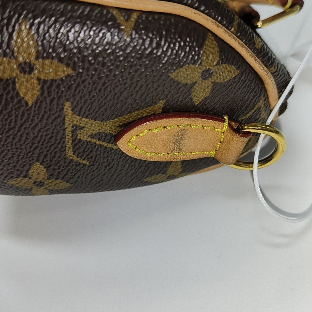 SPEEDY Nano Monogram Coated Canvas Brown