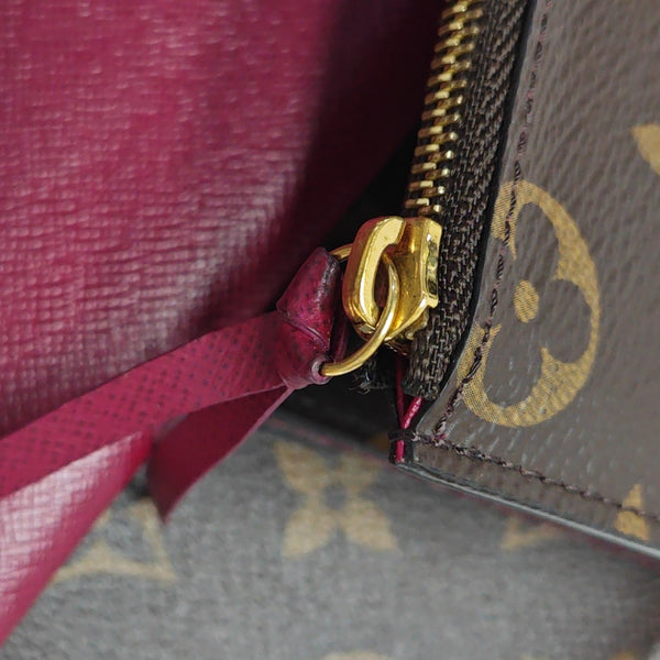 FÉLICIE Monogram Coated Canvas Brown