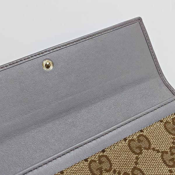 Monogram Canvas Wallet Brown