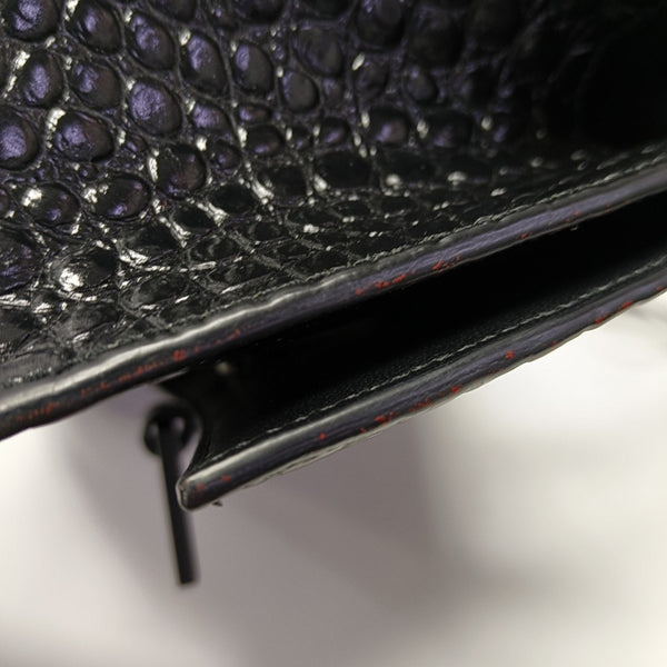 Hourglass S Calfskin Black