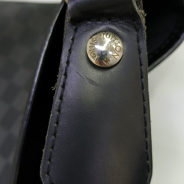 DANIEL Damier Graphite Coated Canvas Gray