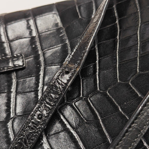 Calfskin Shoulder Bag Black