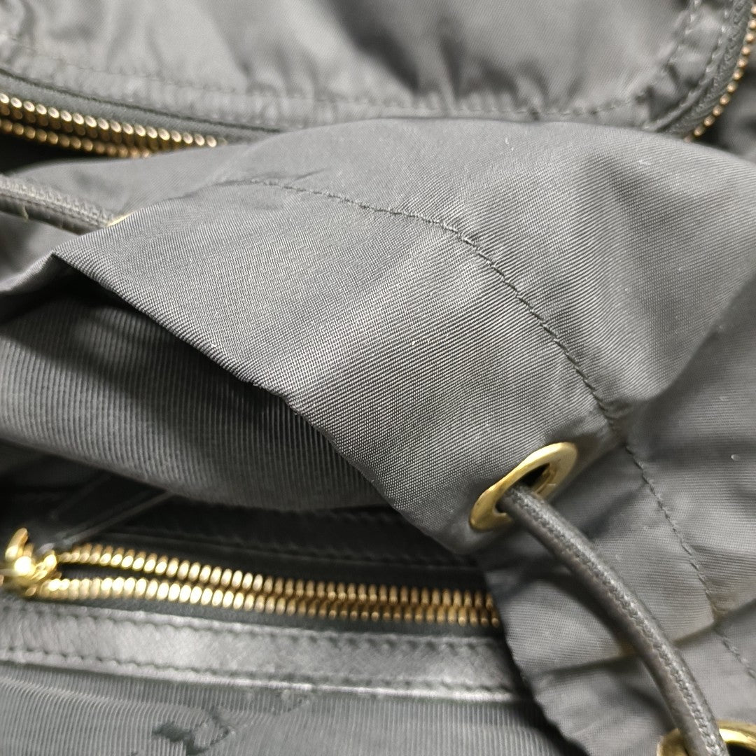 The Rucksack Nylon Black