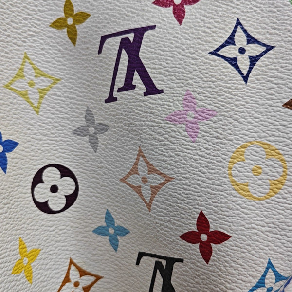 LV × TM NÉONOÉ MM Monogram Coated Canvas White