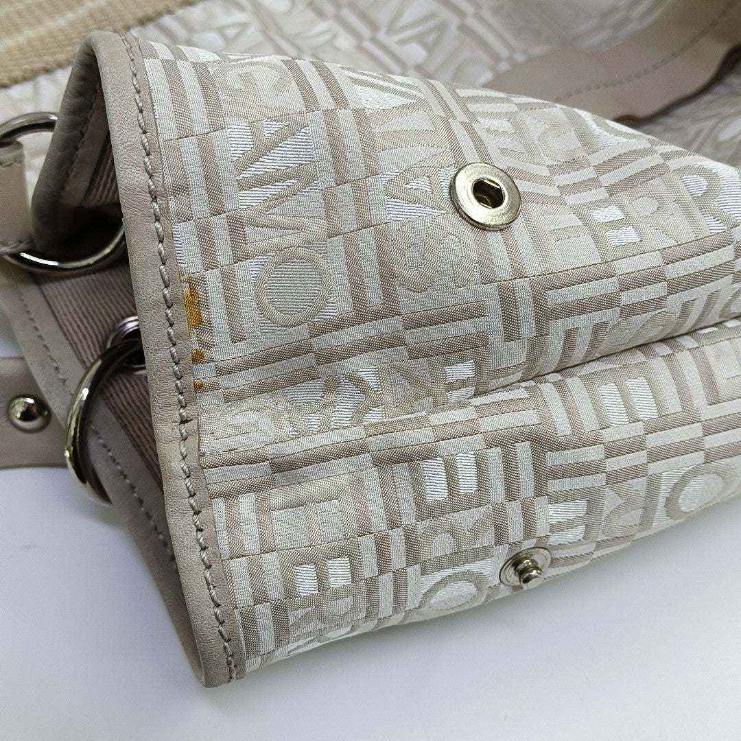 Fabric Tote Bag Beige