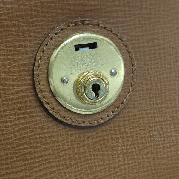 Calfskin Clutch Brown