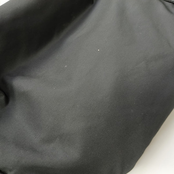 Nylon Top Handle Bag Black