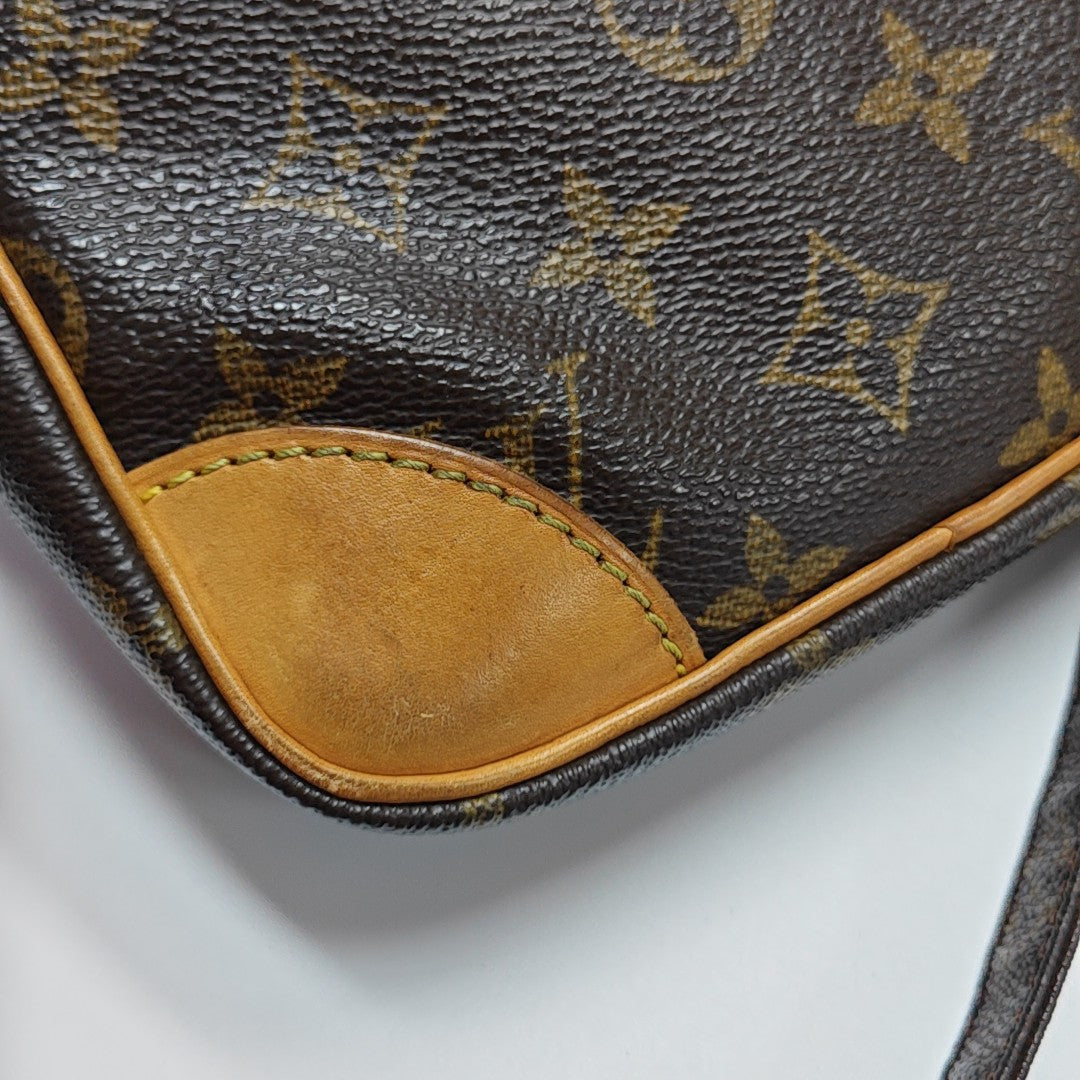 DANUBE Monogram Coated Canvas Brown