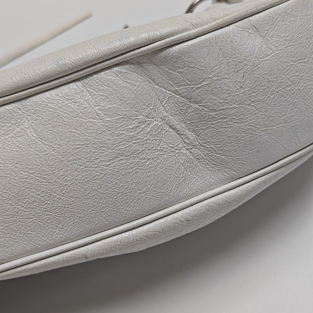 Le Cagole Mini Calfskin White