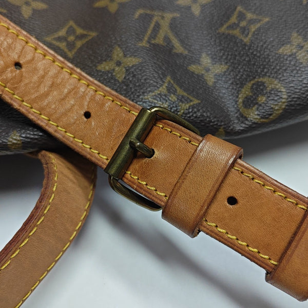 SAUMUR 35 Monogram Coated Canvas Brown