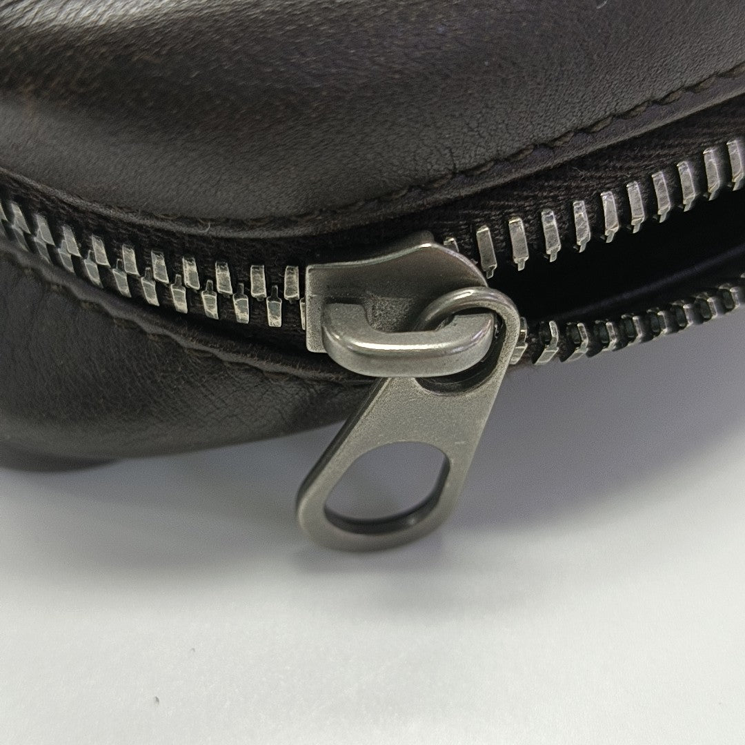 Calfskin Shoulder Bag Brown