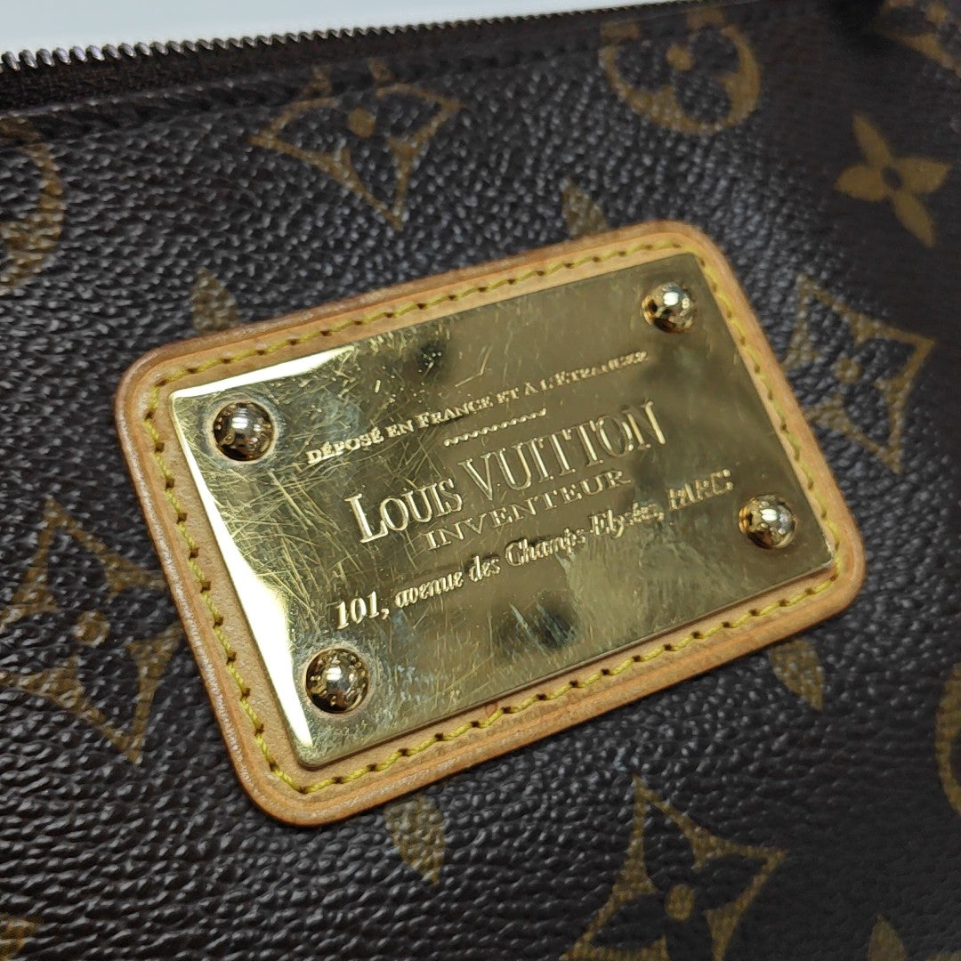EVA Monogram Coated Canvas Brown