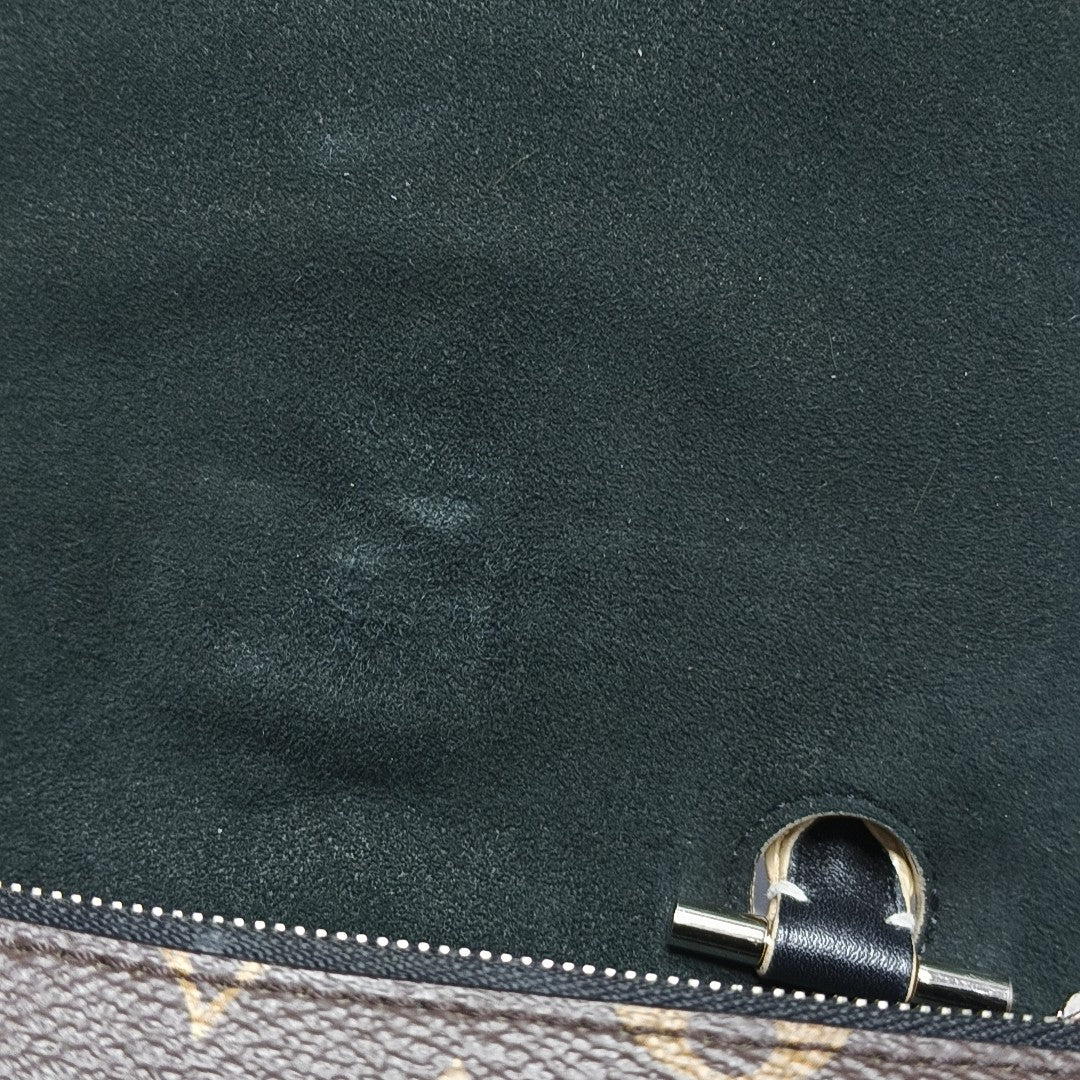 CHAIN IT PM Monogram Coated Canvas Black