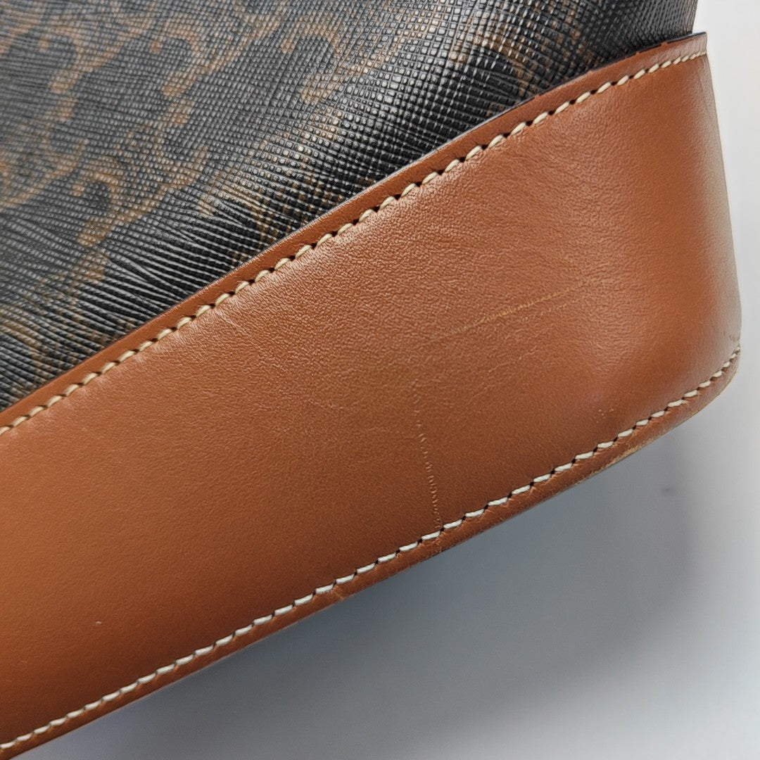 TRIOMPHE CANVAS Small Coated Canvas Yellow