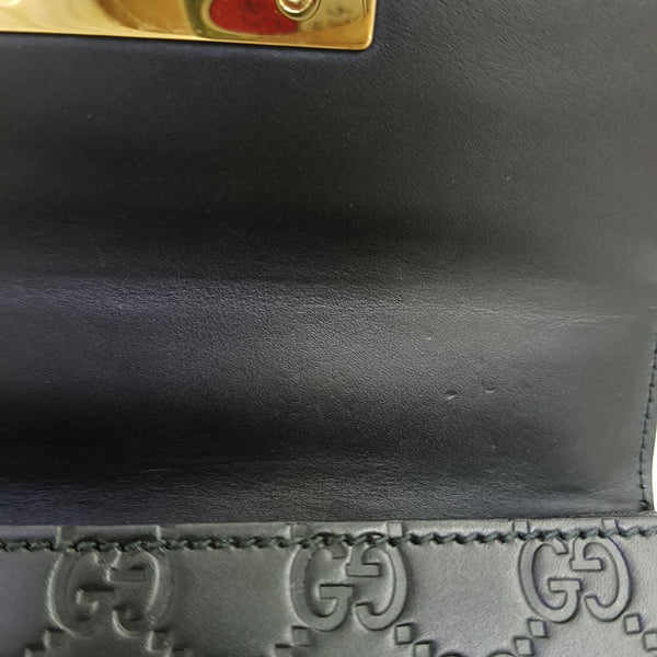 Padlock Small Monogram Calfskin Black