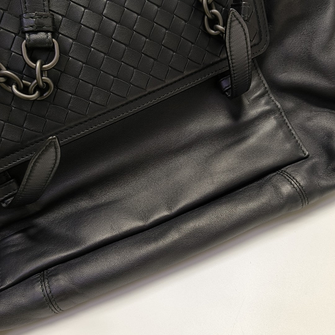 Lambskin Shoulder Bag Black