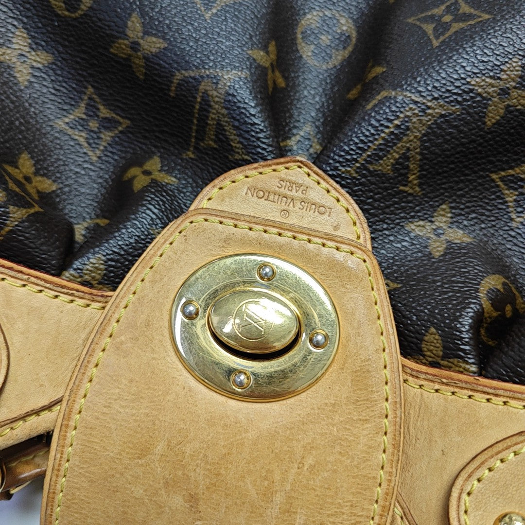 VINTAGE BOETIE PM Monogram Coated Canvas Brown