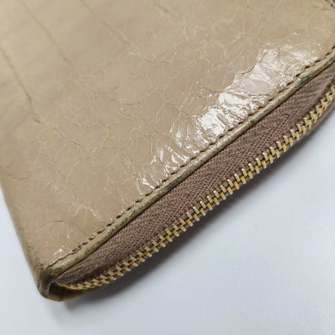 Leather Wallet Pink