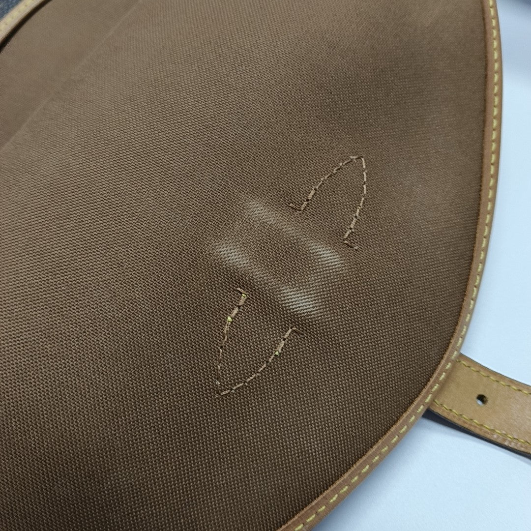 SAUMUR 30 Monogram Coated Canvas Brown