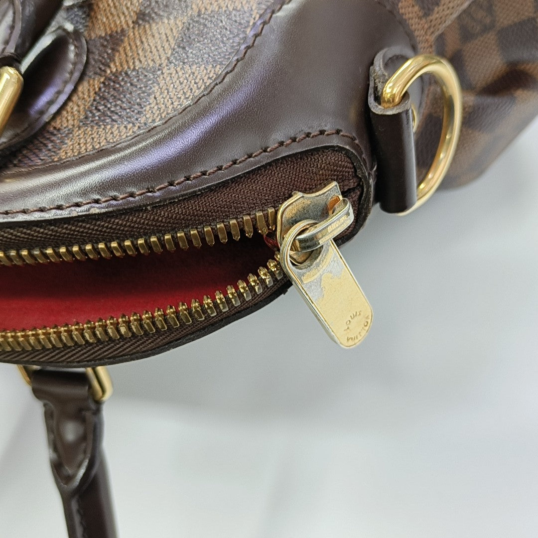 TREVI PM Damier Ebene Coated Canvas Brown