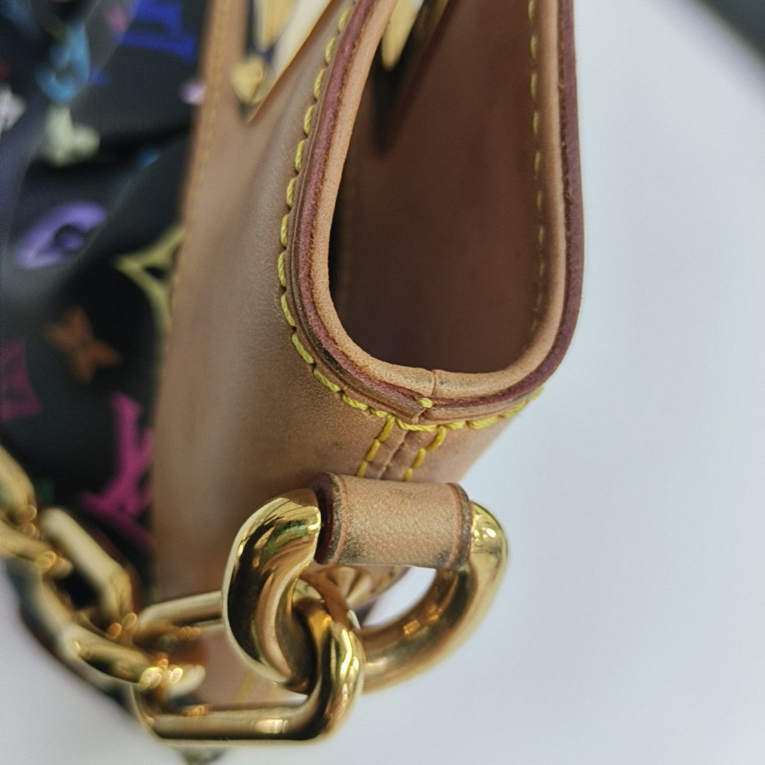 LV × TM JUDY PM Monogram Coated Canvas Black