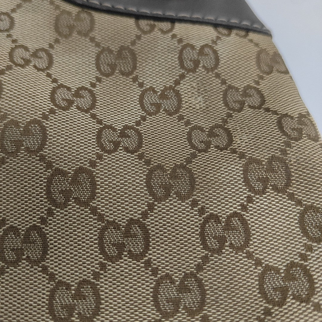 Monogram Canvas Shoulder Bag Beige