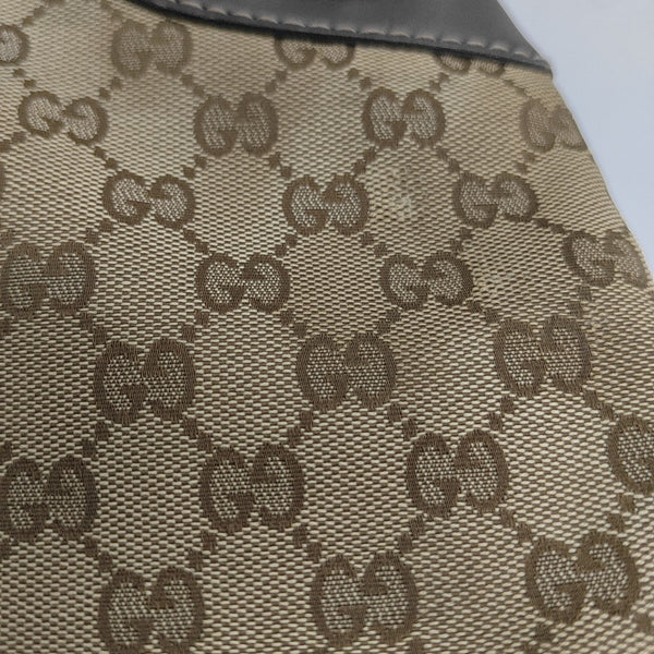 Monogram Canvas Shoulder Bag Beige