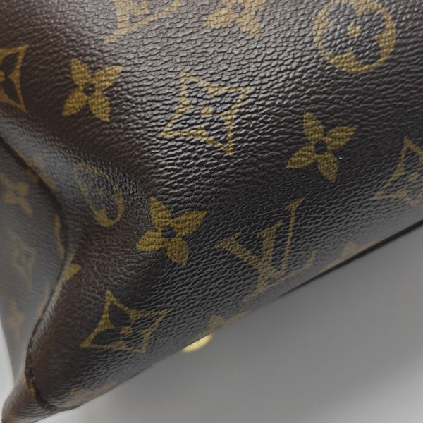 MONTAIGNE Monogram Coated Canvas Brown