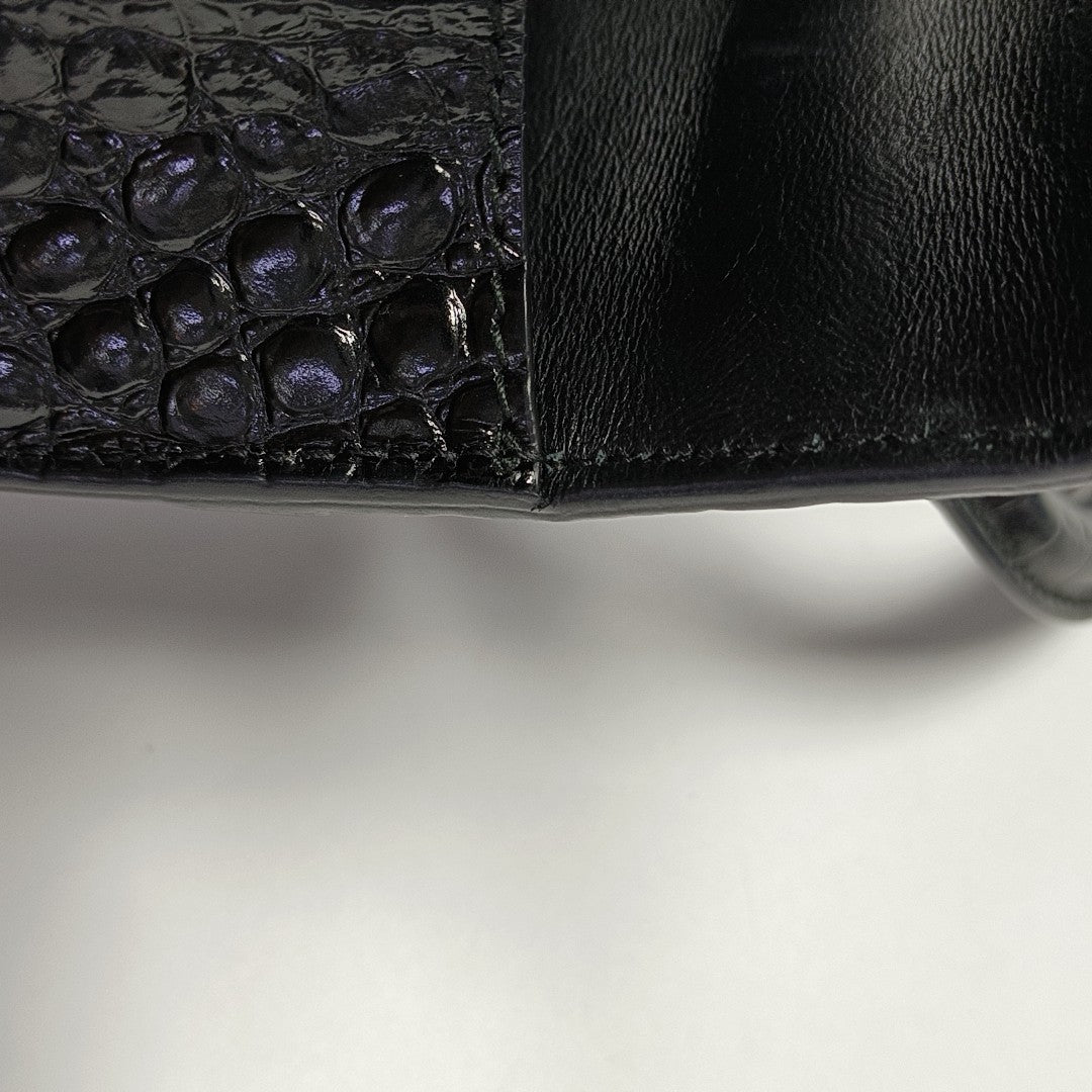 Hourglass Small Calfskin Black