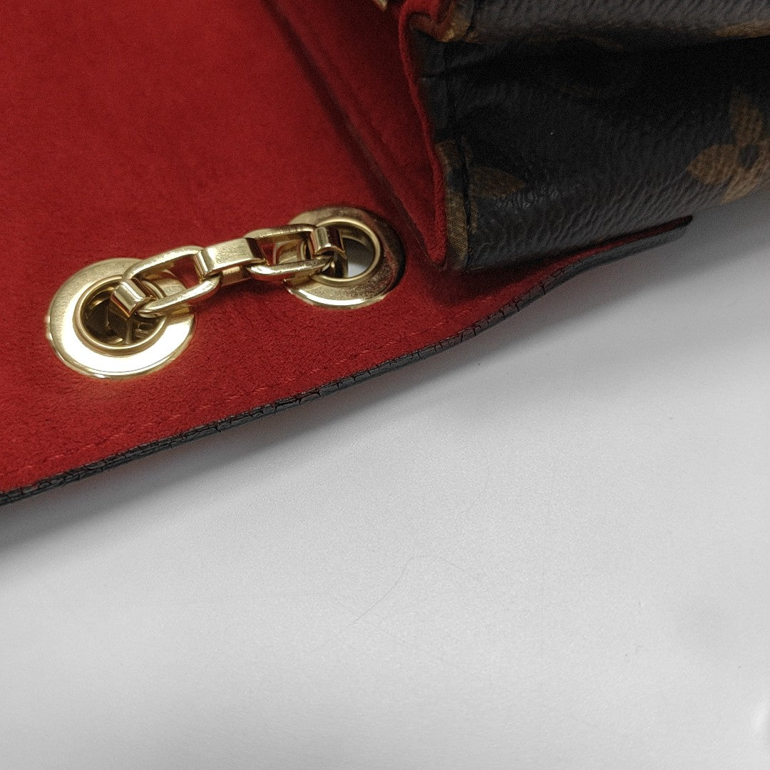 PALLAS Monogram Coated Canvas Brown