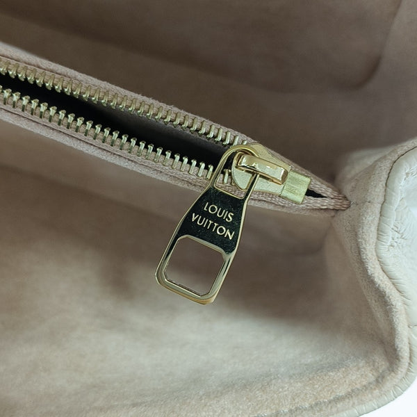 MÉTIS EAST WEST Monogram Calfskin Beige