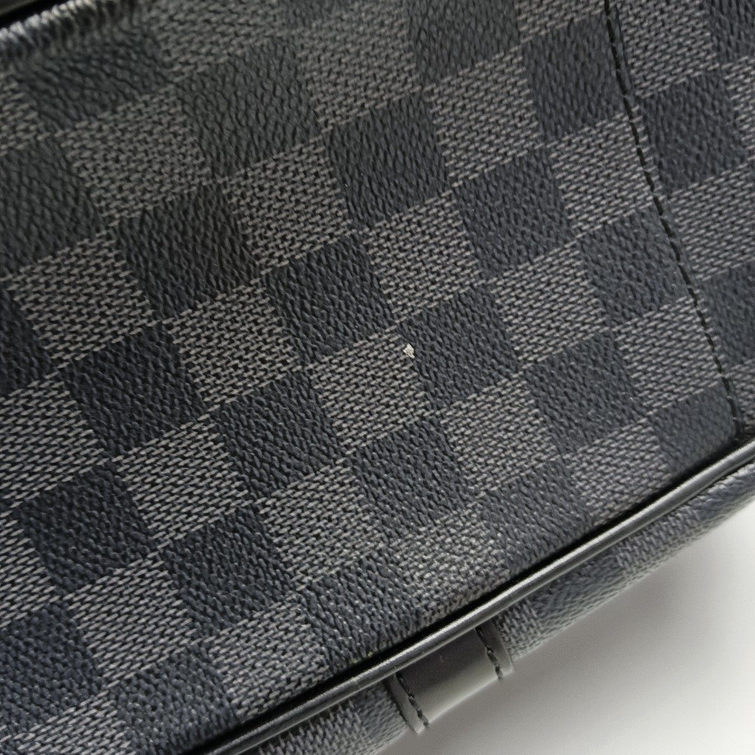 TADAO MM Damier Graphite Coated Canvas Gray