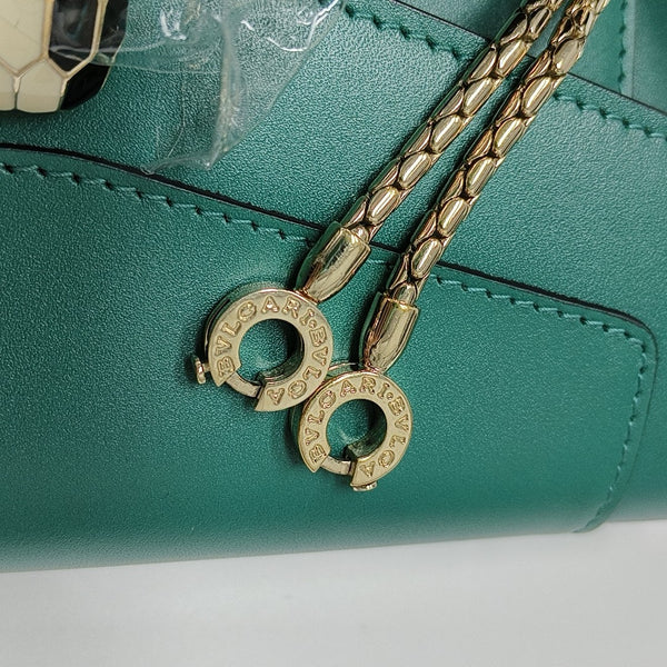 SERPENTI FOREVER Quilted Calfskin Green