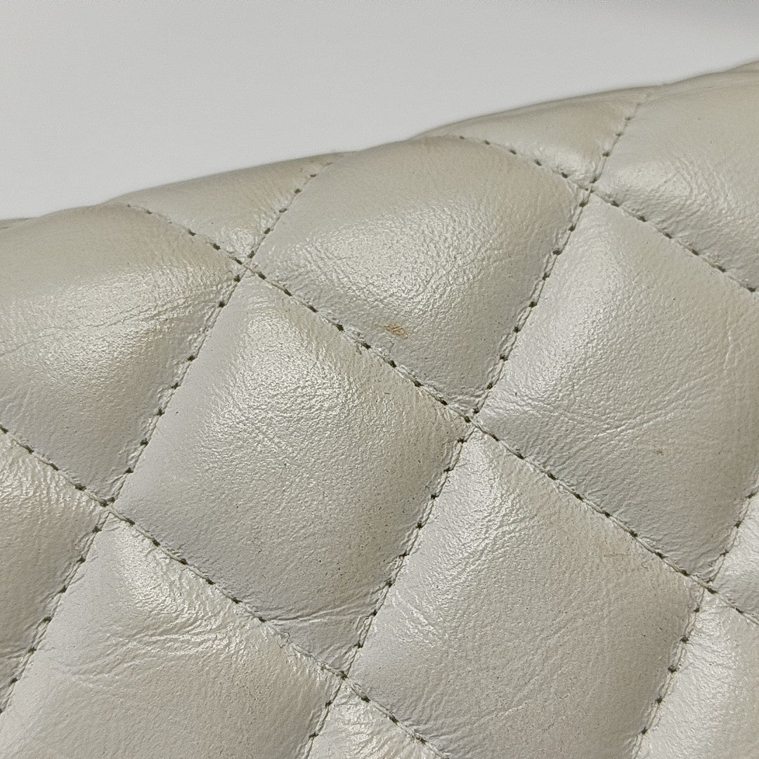 WOC Quilted Calfskin White