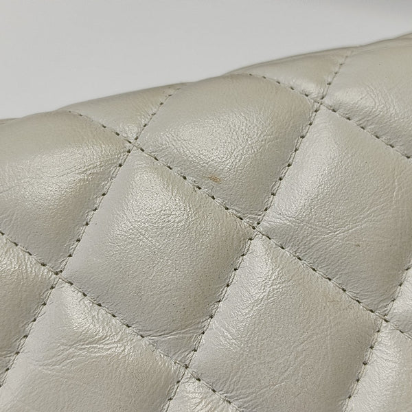 WOC Quilted Calfskin White