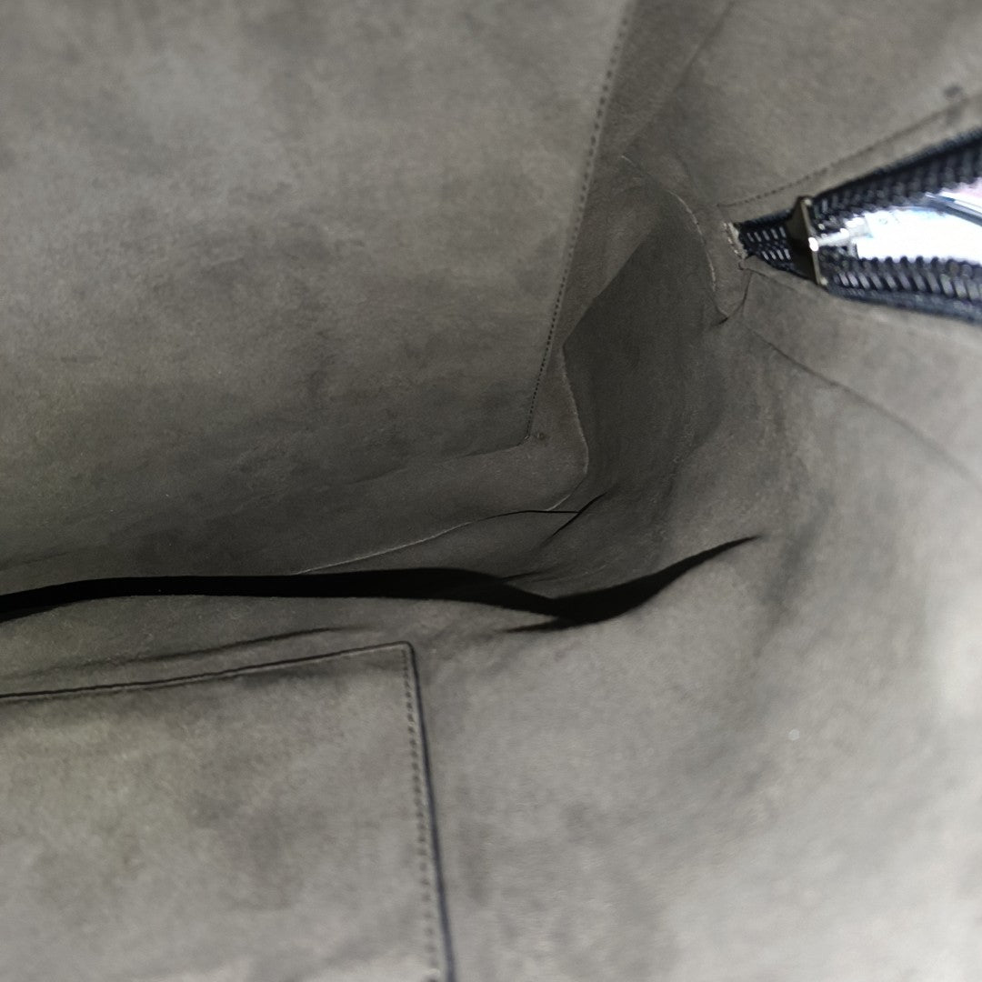 Monogram Coated Canvas Backpack Black
