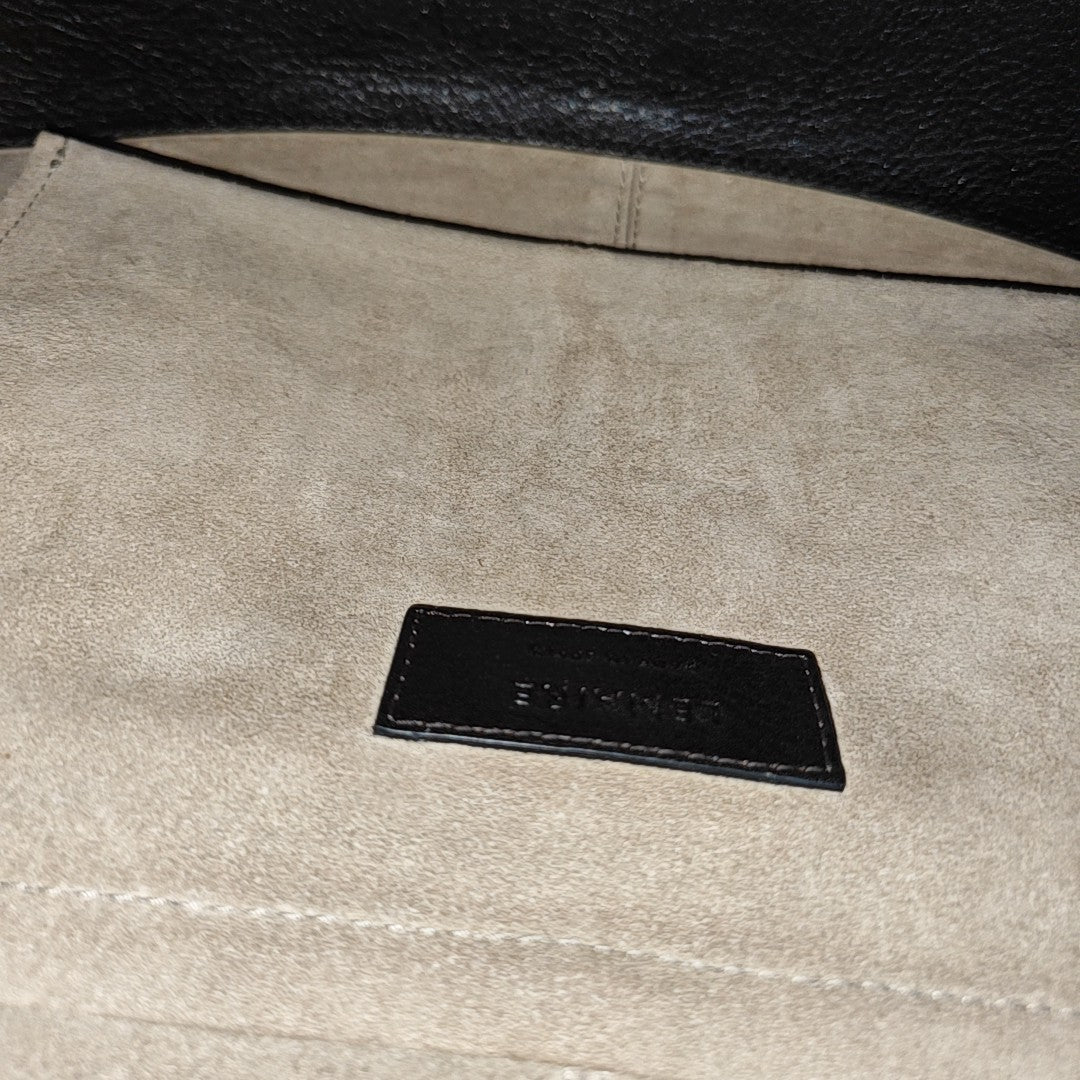 Calfskin Shoulder Bag Brown