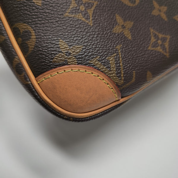 DIANE Monogram Coated Canvas Brown