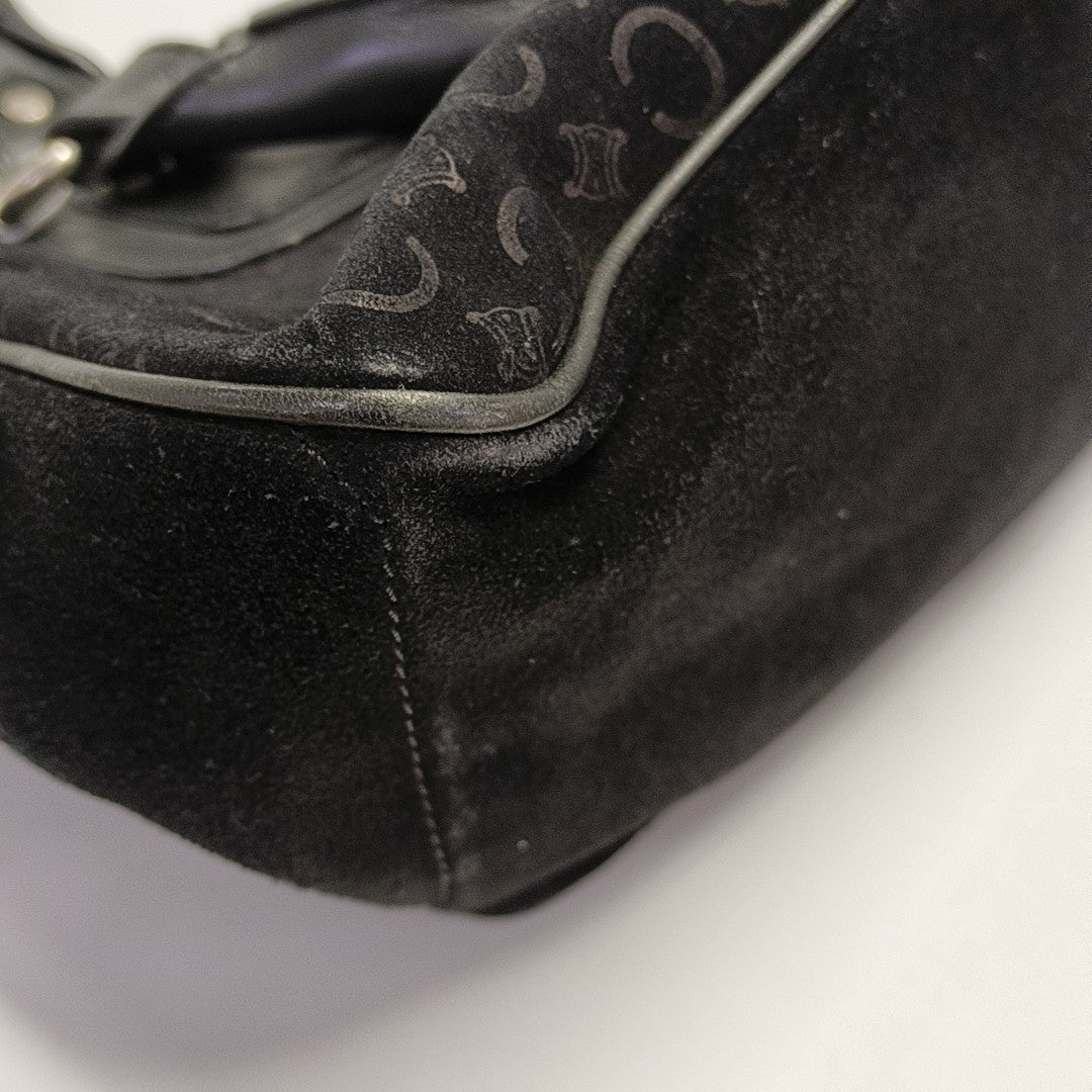 Suede Tote Bag Black