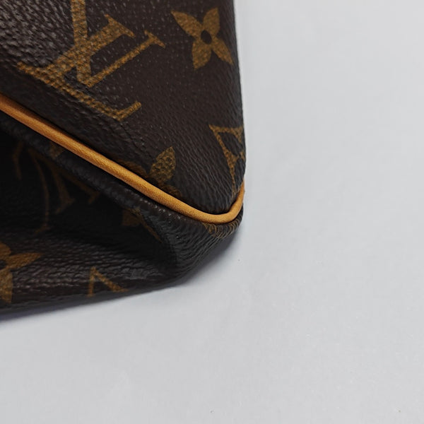 SPEEDY 30 Monogram Coated Canvas Brown