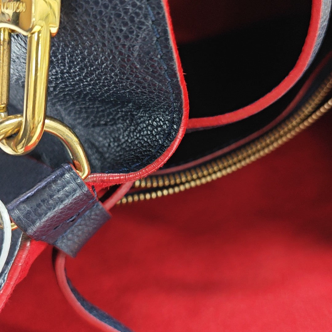 NÉONOÉ MM Calfskin Blue