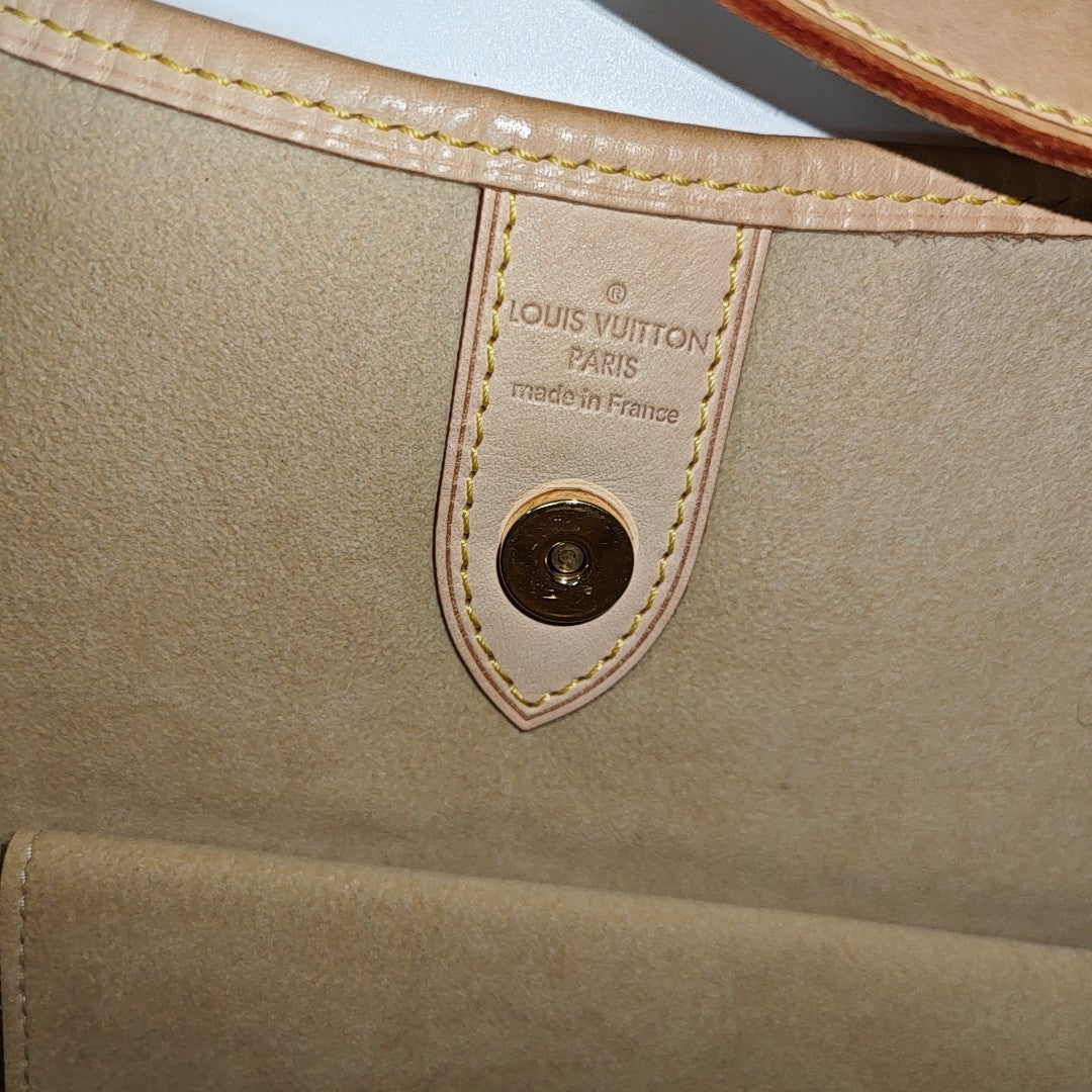 GALLIERA GM Monogram Coated Canvas Brown
