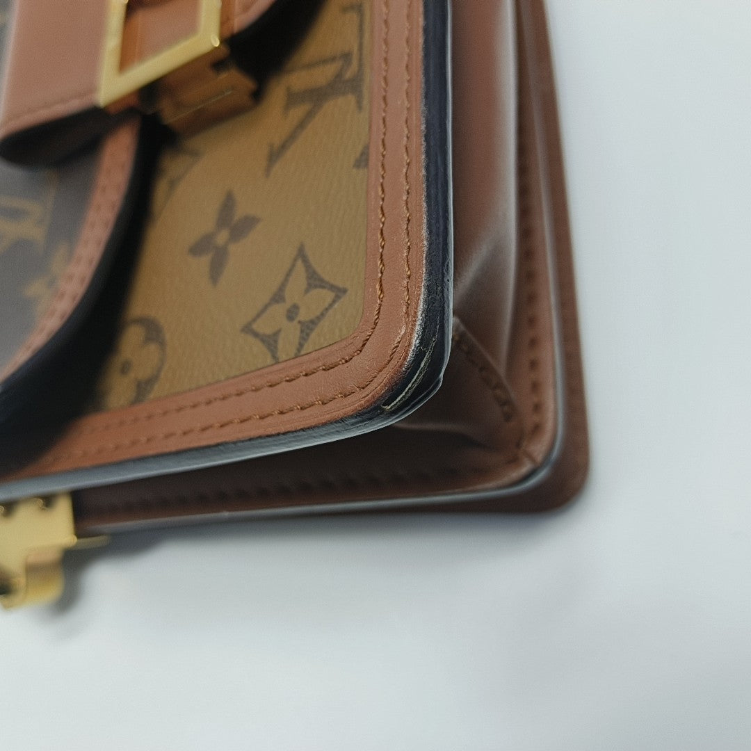 DAUPHINE Mini Coated Canvas Brown