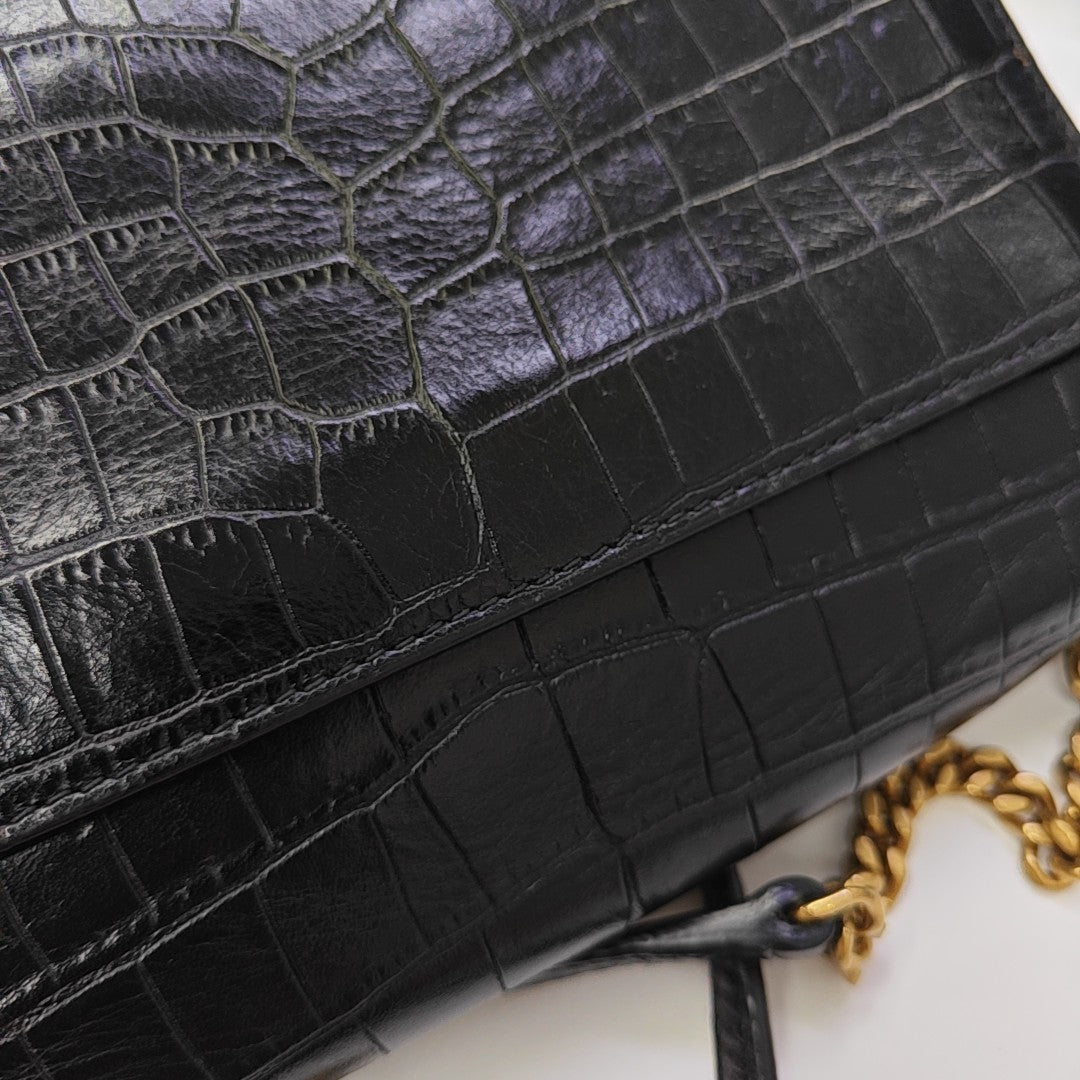 MATELASSE Calfskin Black