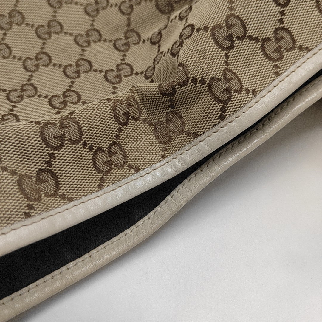 Monogram Canvas Tote Bag Brown