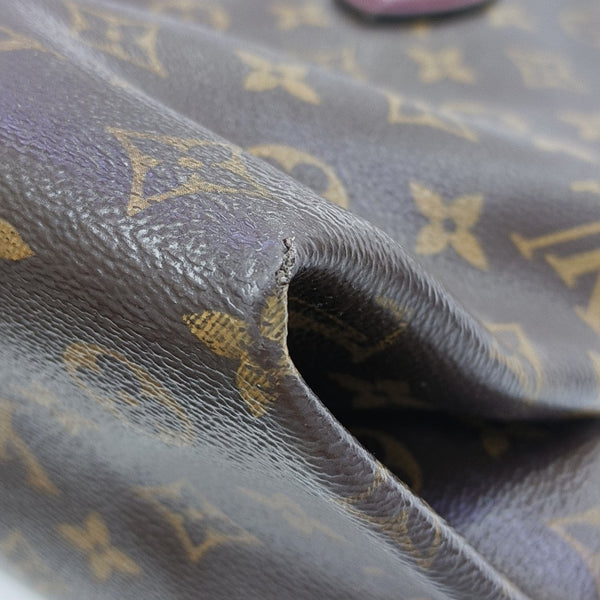 FLOWER Monogram Coated Canvas Brown