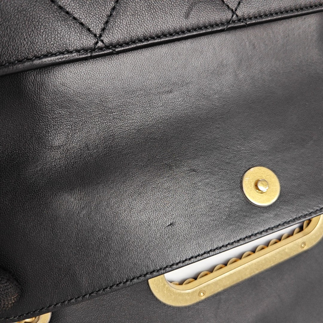 CLASSIC FLAP Jumbo Quilted Lambskin Black
