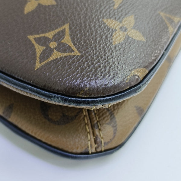 TWINNY Monogram Coated Canvas Brown